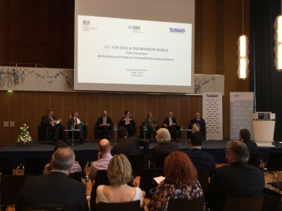 G7- G20 2015 - İŞ DÜNYASI "Uygulanabilir ve Eyleme Geçirilebilir Öneriler Üzerine Düşünceler Paneli"