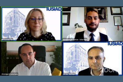 Enerjide Yenilikçi Sohbetler” webinar serisinin dördüncüsünde “Solar Uygulamalar” konuşuldu