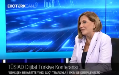 TÜSİAD Yönetim Kurulu Üyesi ve Dijital Türkiye Yuvarlak Masası Başkanı Perihan İnci Ekotürk TV ve CNBC-e TV'ye konuk oldu