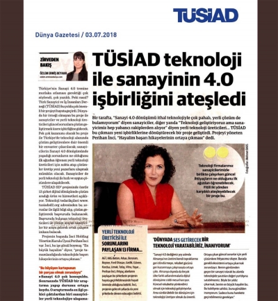 TÜSİAD TEKNOLOJİ İLE SANAYİ 4.0 İŞBİRLİĞİNİ ATEŞLEDİ