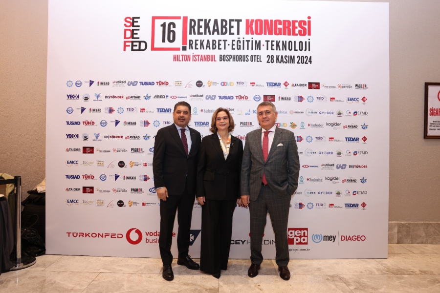 TÜSİAD Yönetim Kurulu Başkanı Orhan Turan, Sektörel Dernekler Federasyonu (SEDEFED) tarafından "Rekabet, Eğitim ve Teknoloji" temasıyla gerçekleştirilen  16'ncı Rekabet Kongresi’nde bir açılış konuşması yaptı