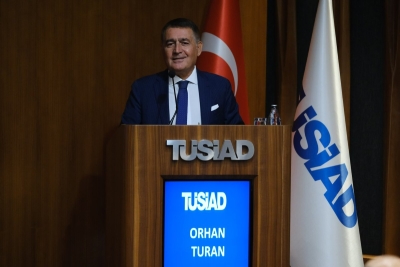 TÜSİAD Başkanı Orhan Turan “Türkiye’nin Sanayide Enerji Verimliliği Görünümü” Projesi tanıtım etkinliğinde bir açılış konuşması gerçekleştirdi