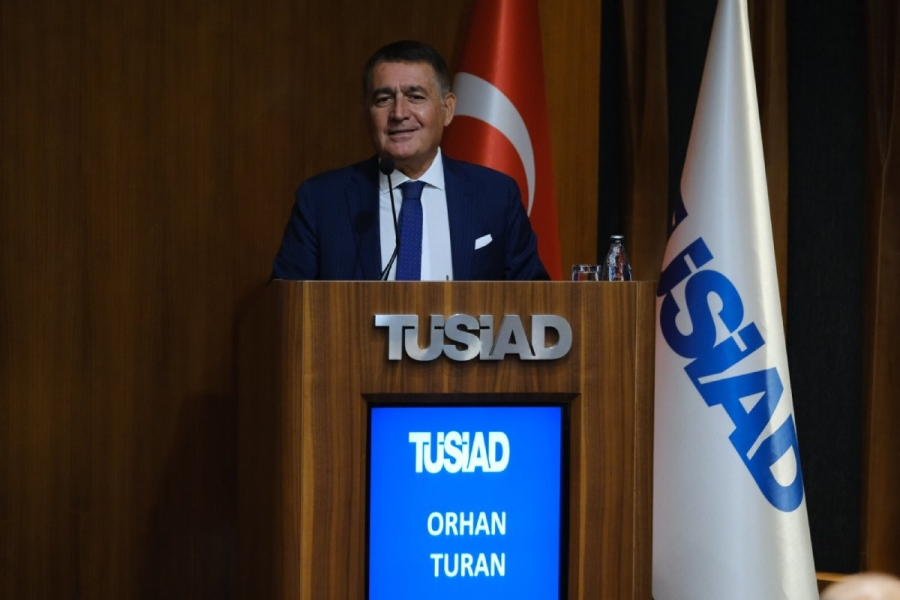 TÜSİAD Başkanı Orhan Turan “Türkiye’nin Sanayide Enerji Verimliliği Görünümü” Projesi tanıtım etkinliğinde bir açılış konuşması gerçekleştirdi