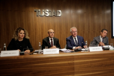 Başbakan Yardımcısı Mehmet Şimşek TÜSİAD'ı Ziyaret Etti