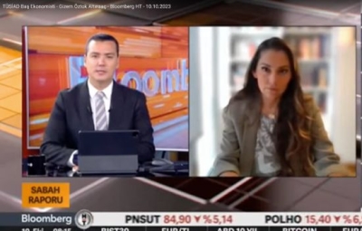 TÜSİAD Baş Ekonomisti - Gizem Öztok Altınsaç BloombergHT’de yayınlanan Sabah Raporu programında ekonomi gündemini değerlendirdi