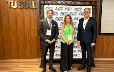 TÜSİAD Sanayide Dijital Dönüşüm (TÜSİAD SD²) Platformu üyelerine yönelik tematik toplantıların altıncısı olan “Yapay Zeka Teknoloji Buluşması” 25 Eylül'de TÜSİAD'da gerçekleştirildi
