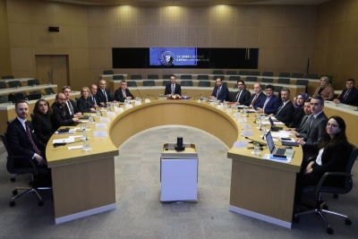 TÜSİAD Başkanı Orhan Turan başkanlığındaki heyet Enerji ve Tabii Kaynaklar Bakanı Dr. Alparslan Bayraktar’ı ziyaret etti