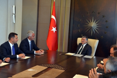 Cumhurbaşkanı Abdullah Gül, TÜSİAD Yönetim Kurulu'nu kabul etti