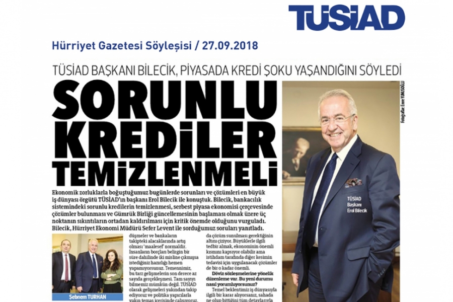 SORUNLU KREDİLER TEMİZLENMELİ