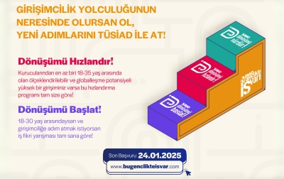 TÜSİAD Bu Gençlikte İŞ Var! Başvuruları Devam Ediyor