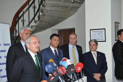 CHP Genel Başkanı Kılıçdaroğlu TÜSİAD'ı ziyaret etti