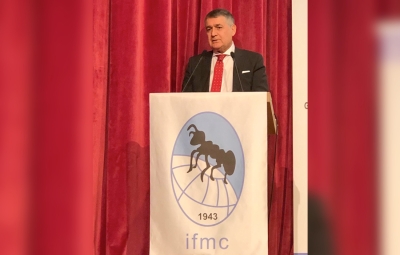 TÜSİAD Başkanı Orhan Turan İstanbul Üniversitesi İktisat Fakültesi Mezunları Cemiyetinin (İFMC), "Cumhuriyet'in Yürüyüşünde İktisat ve Siyaset" ana başlığıyla düzenlediği "47. İktisatçılar Haftası"nın açılış konuşmasını yaptı