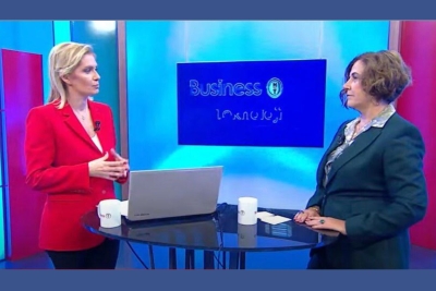 TÜSİAD Yönetim Kurulu Üyesi ve Dijital Türkiye Yuvarlak Masası Eşbaşkanı Perihan İnci Bloomberg HT’de Hande Berktan&#039;a TÜSİAD&#039;ın dijital dönüşüm çalışmaları ve Yüksek Teknoloji İçin Eylem Çağrısı raporu hakkında bilgi verdi