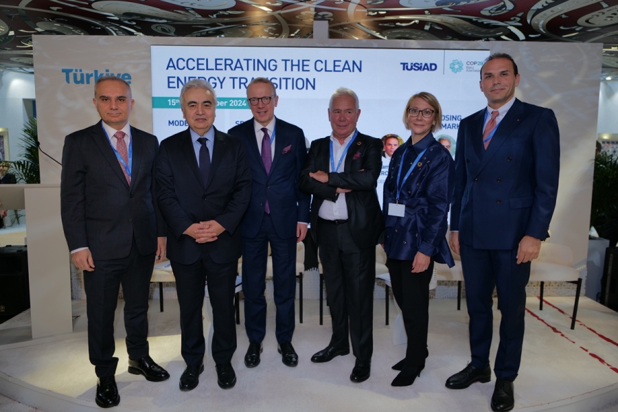 TÜSİAD’ın COP29 etkinliklerinde yeşil dönüşüm, iklim finansmanı, temiz enerjiye geçişin hızlandırılması konuları ele alındı