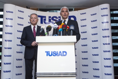 Cumhurbaşkanı adayı Ekmeleddin İhsanoğlu'nun TÜSIAD ziyareti