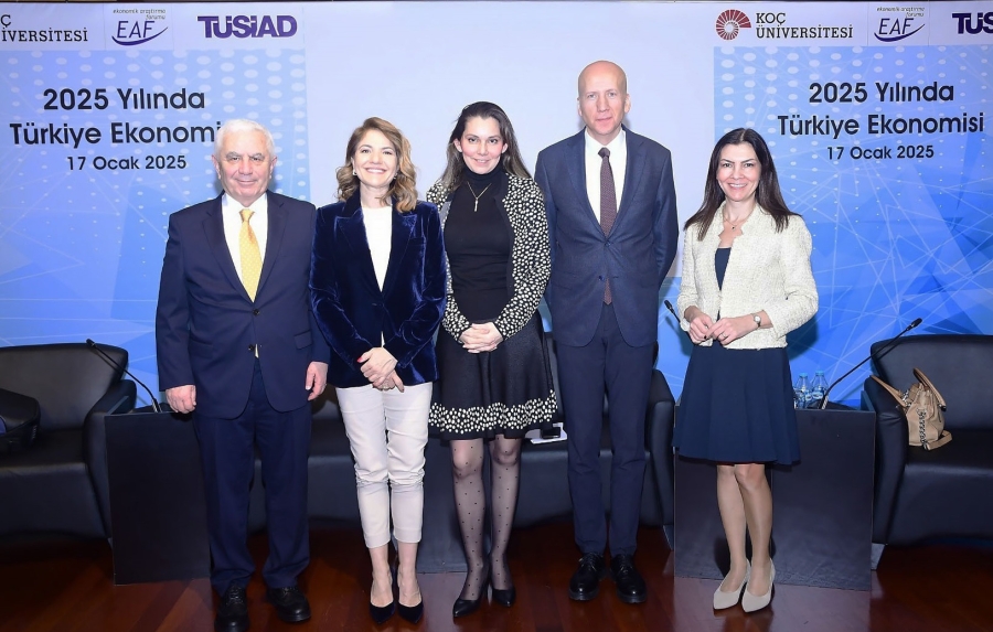 Koç Üniversitesi ve TÜSİAD ortaklığı ile oluşturulan Ekonomik Araştırma Forumu’nun (EAF) “2025 Yılında Türkiye Ekonomisi” başlıklı konferansı gerçekleşti