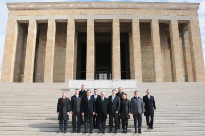 Tüsiad'ın Yeni Yönetimi Anıtkabir'de