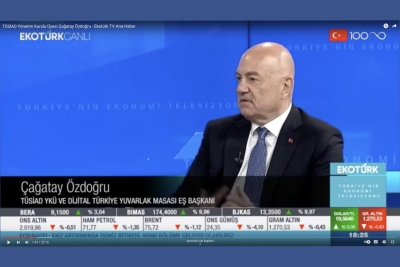 TÜSİAD Yönetim Kurulu Üyesi Çağatay Özdoğru - Ekotürk TV Ana Haber&#039;e konuk oldu