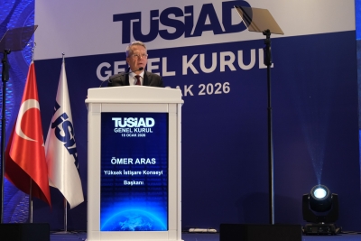 TÜSİAD Yüksek İstişare Konseyi Başkanı Ömer Aras TÜSİAD Genel Kurul Toplantısı’nda Bir Açılış Konuşması Yaptı