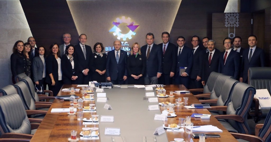 TÜSİAD Yönetim Kurulu Bilim, Sanayi ve Teknoloji Bakanı Fikri Işık ile Görüştü