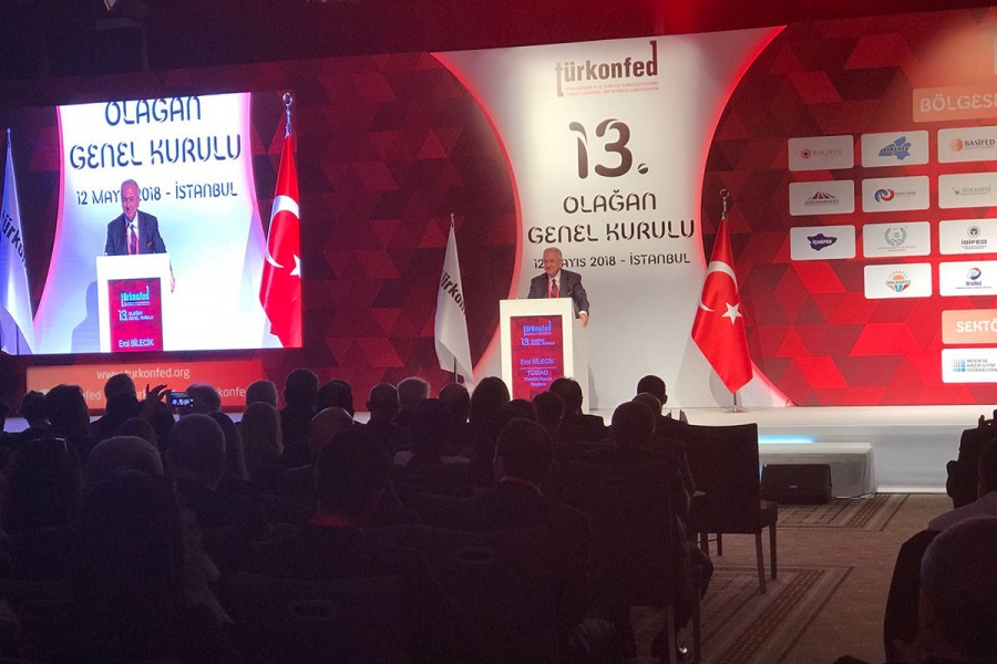 TÜSİAD Yönetim Kurulu Başkanı Erol Bilecik, TÜRKONFED Genel Kurulu'nda Bir Konuşma Gerçekleştirdi