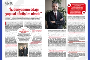 TÜSİAD Yönetim Kurulu Başkanı Ozan Diren'in Ekonomist Dergisi Söyleşisi: "İş Dünyasının Odağı Yapısal Dönüşüm Olmalı"