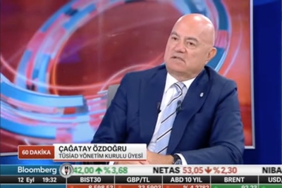 TÜSİAD Yönetim Kurulu Üyesi ve Dijital Türkiye Yuvarlak Masası Eş Başkanı Çağatay Özdoğru TÜSİAD'ın dijital dönüşüm odaklı çalışmaları ve 28 Eylül 2023'te gerçekleşecek Dijital Türkiye Konferansı hakkında Bloomberg HT'ye konuştu