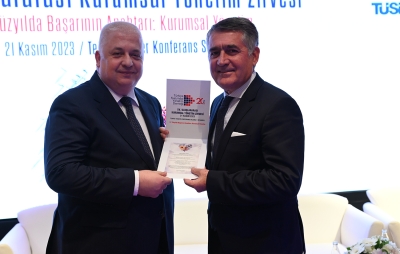 TÜSİAD Yönetim Kurulu Başkanı Orhan Turan 15. Kurumsal Yönetim Zirvesi’nde bir kapanış konuşması yaptı