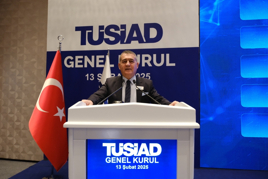 TÜSİAD Yönetim Kurulu Başkanı Orhan Turan TÜSİAD Genel Kurul toplantısında bir açılış konuşması yaptı